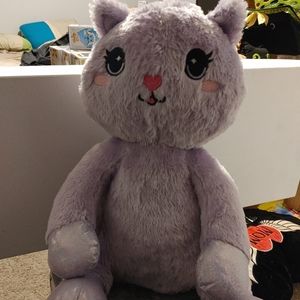 Purple Cuddly Plush Kitty